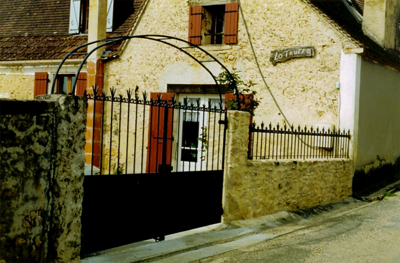 Traditional type work in a French country village
